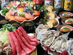 貝楽酒場 たらふくうなりのコース写真