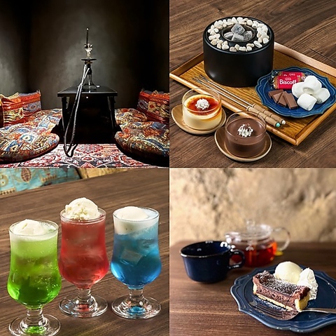 【完全個室◎】プライベートな空間でシーシャや映えスイーツをお愉しみいただけます☆