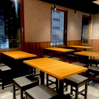 開放的な店内!気取らずカジュアルに過ごせる