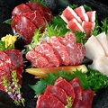 料理メニュー写真 馬刺し 盛り合わせ