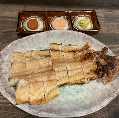 鰻白焼き　半尾