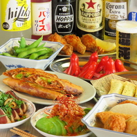 一品メニューも充実！お酒の当てとして食べるのも◎