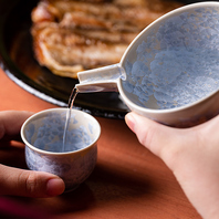 焼酎の品揃えに自信あり♪厳選した地酒をラインナップ！