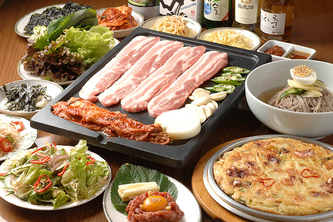 池袋の人気韓国料理店★チーズタッカルビセットは2500円～ＯＫ♪