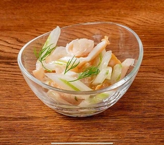 つぶ貝とセロリのマリネ