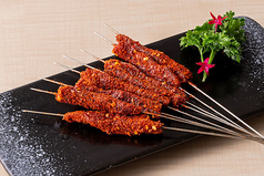 【おすすめ】ミディアムレアの牛肉小串（5串）