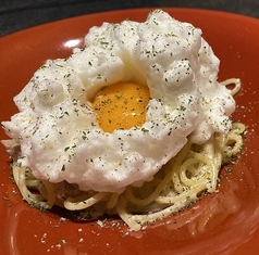 ふわふわメレンゲのカルボナーラ