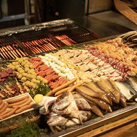 鮮度抜群の食材を使用。