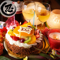 【誕生日・記念日】メッセージ入り特製デザートプレート