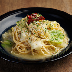 しらすと旬野菜のペペロンチーノ
