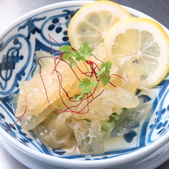 花咲きクラゲの甘酢漬け