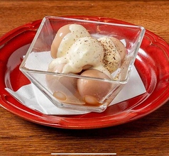 うずらのウフマヨトリュフソース