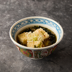 あおさの揚げ出し豆腐