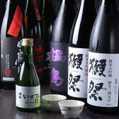 日本酒、焼酎も豊富にございます。お店のオリジナルラべるは、一度飲んでもらいたい一品です。
