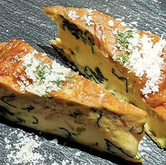 ベーコンとほうれん草のイタリアンオムレツ