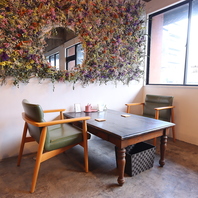 オシャレな空間で、ゆっくりとしたランチタイムを♪