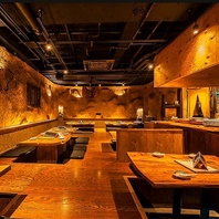 落ち着いた店内で大人の各種宴会を♪