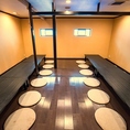 2階の最大28名までＯＫの宴会座敷。2階の貸切は御人数により要相談！落ち着いてお料理・お酒が楽しめます！新年会に是非！