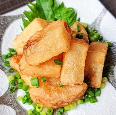 味が染み染み！しみったれ大根の唐揚げ
