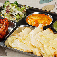 炭火焼タンドリーや限定の南インド料理も楽しめます♪