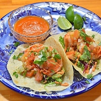 【手作りタコスと本場メキシコの味を再現】