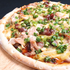 金時豚と金時豆の和風ピッツァ