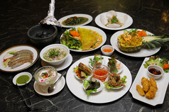 Vietnam sky restaurant ベトナムスカイレストランのコース写真