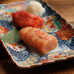 明太子の食べ比べ