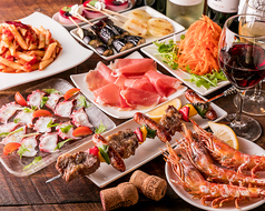 小皿料理とワイン酒場 バルバグジー所沢のコース写真