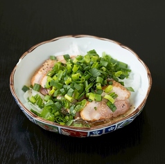 鴨の燻製塩ネギまみれ