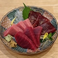 料理メニュー写真&nbsp;本マグロ三種盛り合わせ