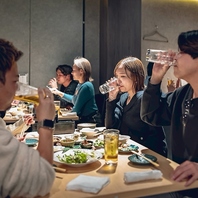 貸切・個室◎ちょい飲みや70人以上の大人数ご宴会も