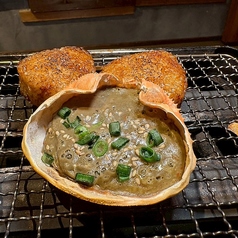 とと名物！カニミソ甲羅焼き