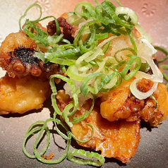 たこの唐揚げ　おろしポン酢