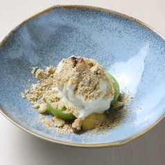 旬のフルーツと奈良漬けの白和え