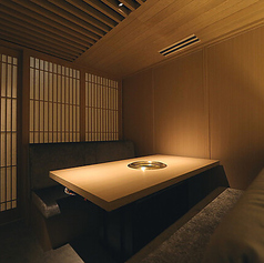 ご家族などにもオススメな4名様個室を5部屋ご用意しております。