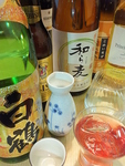 焼酎、日本酒を種類豊富に取り揃えております！自慢の海鮮と共にお召し上がりください♪