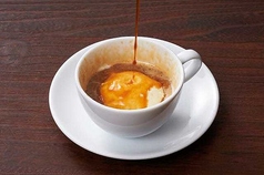 バニラアイスのエスプレッソかけ