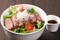山形牛のミニステーキ丼