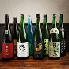 厳選地酒や焼酎も種類豊富にご用意しております！