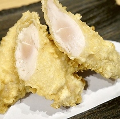 鶏ササミ天 柚子胡椒風味