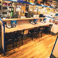 仕事帰りに1名様でもふらっと立ち寄れるカウンター！