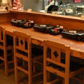 お一人様でも気兼ねなく楽しめるカウンター席を10席完備しています◎ふらっと会社帰りに立ち寄れます♪