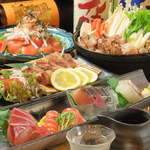 新鮮な魚介が大集合★2時間飲み放題コース5000円以上でお楽しみ頂けます！