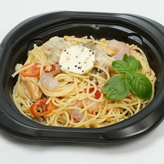 【期間限定】キャビアバターとシーフードのスパゲッティ