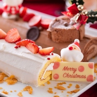 デザートも豊富！（写真はクリスマスイメージ）