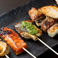 日本初の魚串専門店!40種類以上の串かつ、野菜串など!