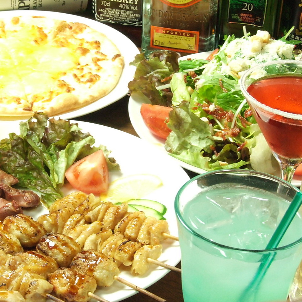 飲み放題付きコースは3000円(税抜)～！価格もリーズナブル♪お財布に優しい宴会を楽しもう！