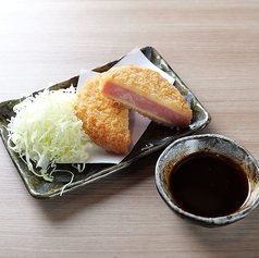 厚切りハムカツ