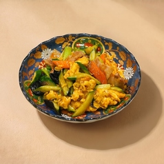 豚肉とキクラゲの卵炒め